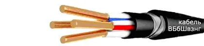 Кабель ВБбШвзнг 3х50