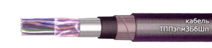 Кабель ТППэпмЗБбШп 50х2х0,5-200
